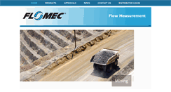 Desktop Screenshot of flomec.com.au